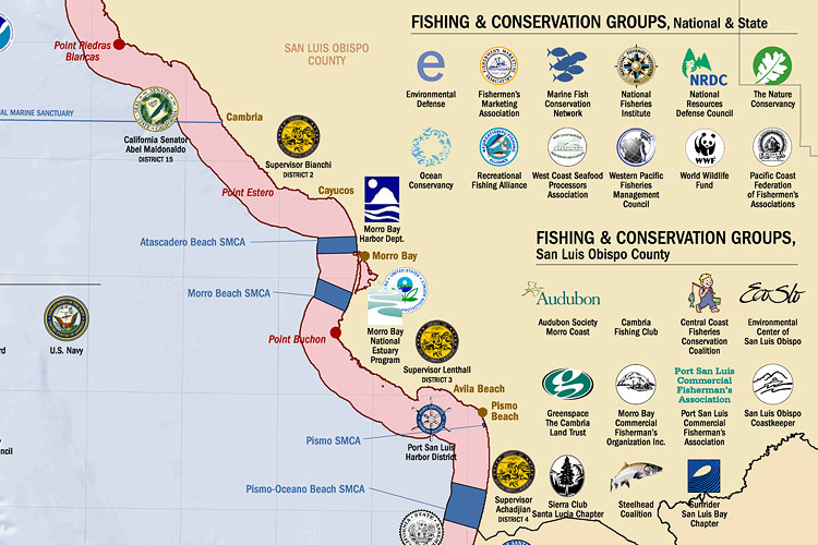 Marine Jurisdictional Map - click a logo