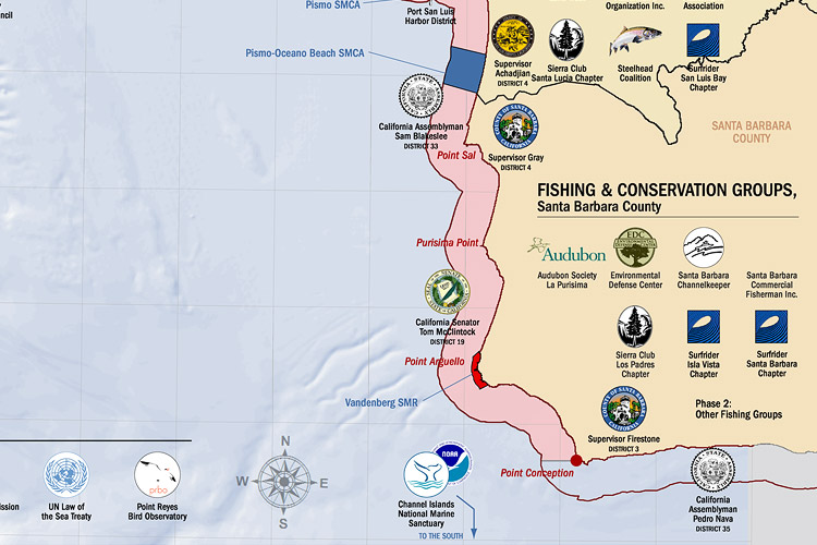 Marine Jurisdictional Map - click a logo